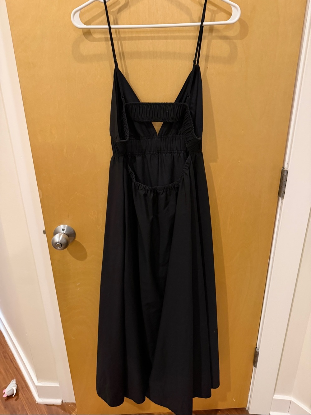 Aritzia Babaton Encourage black poplin dress maxi - Picture 5 of 8